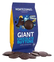 Giant Sized Dark Chocolate Buttons 120g (Montezuma's)