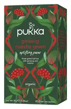 Organic Ginseng Matcha Green Tea 20 x Sachets (Pukka)