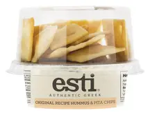 Grab and Go Original Hummus with Pita Chips 130g (Esti)