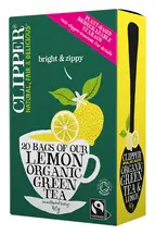 Organic Green & Lemon Tea 20 Bags (Clipper)