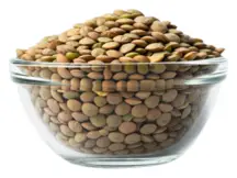 Organic Green Lentils 1kg (Sussex Wholefoods)
