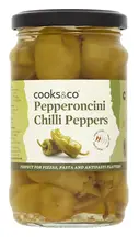 Green Pepperoncini Peppers 280g (Cooks and Co)
