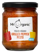 Organic Grilled Pepper Pesto 190g (Mr Organic)