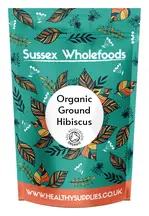 Organic Ground Hibiscus 250g (Sussex Wholefoods)