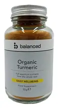 Organic Ground Turmeric 55g (Balanced)