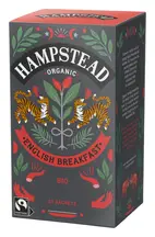 Organic English Breakfast Tea 20 Sachets 40g (Hampstead Tea)