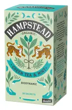 Organic Mint Green Tea 20 Sachets 40g (Hampstead Tea)