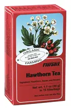 Organic Hawthorn Herbal Tea, 15 Bags