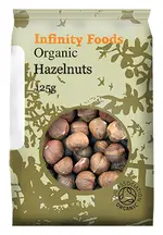 Unblanched Hazelnuts 125g, Organic (Infinity Foods)