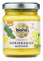 Organic Horseradish Mustard 125g (Biona)