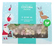 Hot Chocolate Spoon Gift Set 150g (Cocoba)