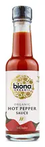 Organic Hot Pepper Sauce 140g (Biona)