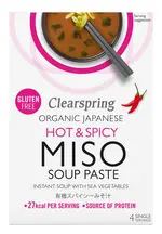 Organic Hot & Spicy Instant Miso Soup Paste 60g (Clearspring)