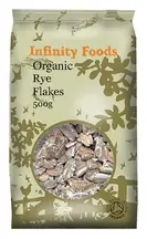 Rye Flakes, Organic 500g (Infinity Foods)
