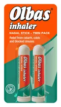 Inhaler Nasal Stick x 2 (Twin Pack) (Olbas)
