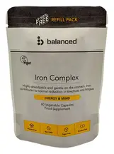 Iron Complex Refill Pouch 60 Capsules (Balanced)