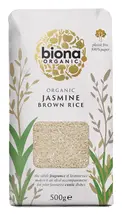 Organic Jasmine Brown Rice 500g (Biona)