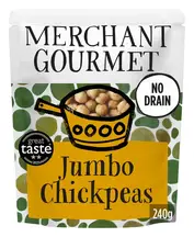 Jumbo Chickpeas in Extra Virgin Olive Oil 240g (Merchant Gourmet)