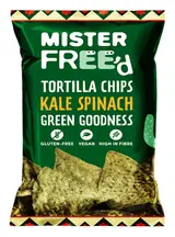 Tortilla Chips with Kale and Spinach 135g (Mister Free'd)