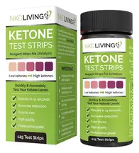 Ketone Test Strips - 120 Strips (NKD Living)