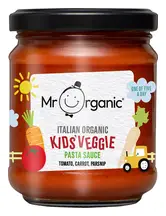 Organic Kids Pasta Sauce Tomato, Carrot & Parsnip 200g (Mr Organic)