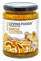 Organic Kimchi with Turmeric and Black Pepper 500g (Loving Foods)