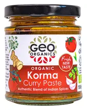Organic Korma Curry Paste 180g (Geo Organics)