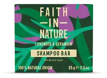 Lavender & Geranium Shampoo Bar 85g (Faith in Nature)