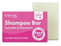 Lavender & Geranium Shampoo Bar 95g (Friendly Soap)