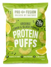 Organic Lemon & Black Pepper Protein Puffs 40g (Profusion)