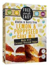 Lemon & Poppyseed Cake Mix 350g (Free & Easy)