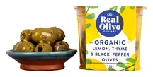 Organic Lemon & Thyme Olives 150g (The Real Olive Company)