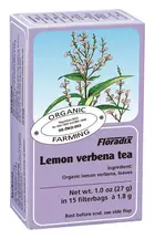 Organic Lemon Verbena Herbal Tea, 15 Bags (Floradix)