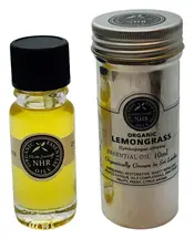 Organic Food Grade Lemongrass Oil 10ml (NHR Organic Oils)
