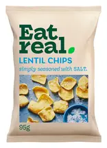 Lentil Chips Salted 95g (Eat Real)