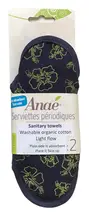 Light Flow Cotton Washable Sanitary Towels x2 (Anae)