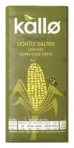 Organic Lightly Salted Corn Cake Thins 130g (Kallo)