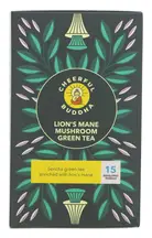 Lion's Mane Mushroom Green Tea 15 Bags (Cheerful Buddha)