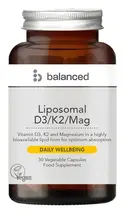 Liposomal D3 K2 Mag 30 Capsules (Balanced)