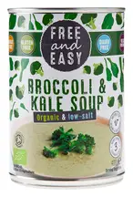 Organic Low Salt Broccoli & Kale Soup 400g (Free & Easy)