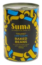 Organic Low Sugar Baked Beans 400g (Suma)