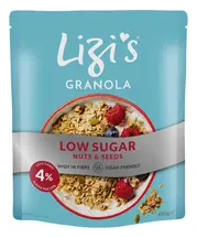 Low Sugar Nuts & Seeds Granola 400g (Lizi's)