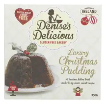 Luxury Gluten Free Christmas Pudding 350g (Denise's Delicious Gluten Free Bakery)