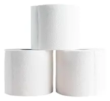 Unwrapped White Bamboo Toilet Paper 24 Rolls (Bazoo)