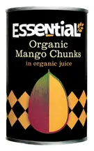 Mango Chunks in pure juice, Organic 400g (Essential)
