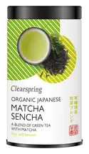 Organic Japanese Matcha Sencha Loose Leaf Tea 85g (Clearspring)