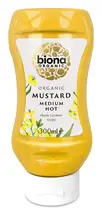 Organic Medium Hot Mustard 300ml (Biona)