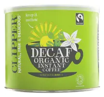 Organic Medium Roast Decaffeinated Instant Coffee 500g (Clipper)