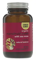 Organic Menstrual Ease Supplement x 60 Capsules (The Cornish Seaweed Company)