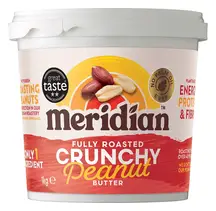 Crunchy Peanut Butter 1kg (Meridian)